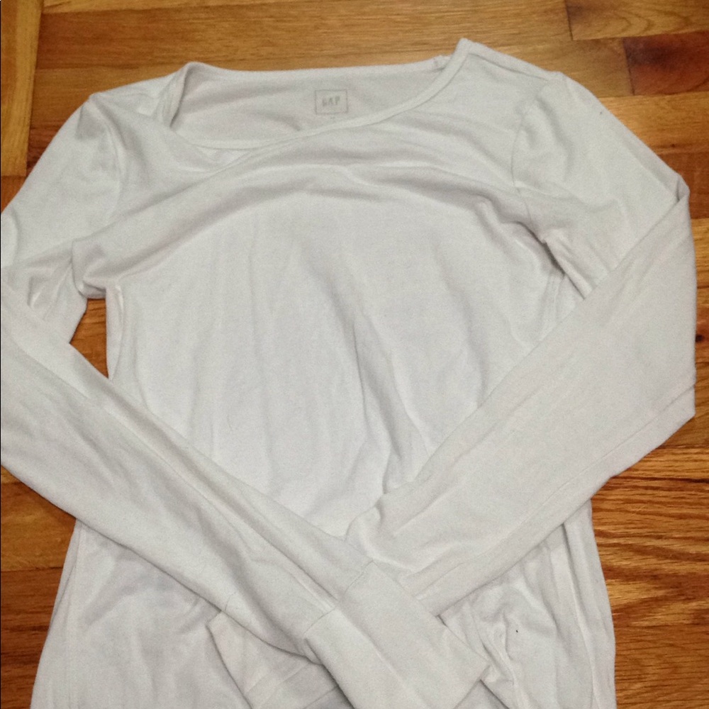 Plain white long sleeve